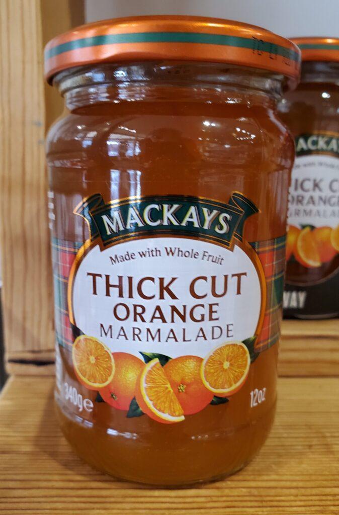 Thick Cut Orange Marmalade Mackays McLeans Specialty Foods