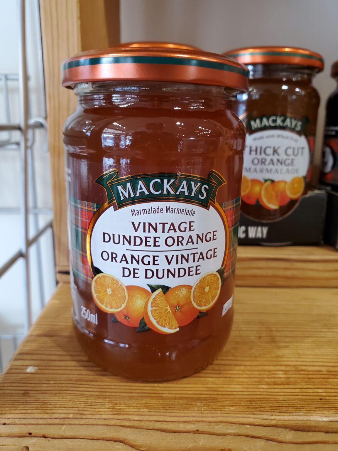 Vintage Dundee Orange Marmalade Mackays McLeans Specialty Foods