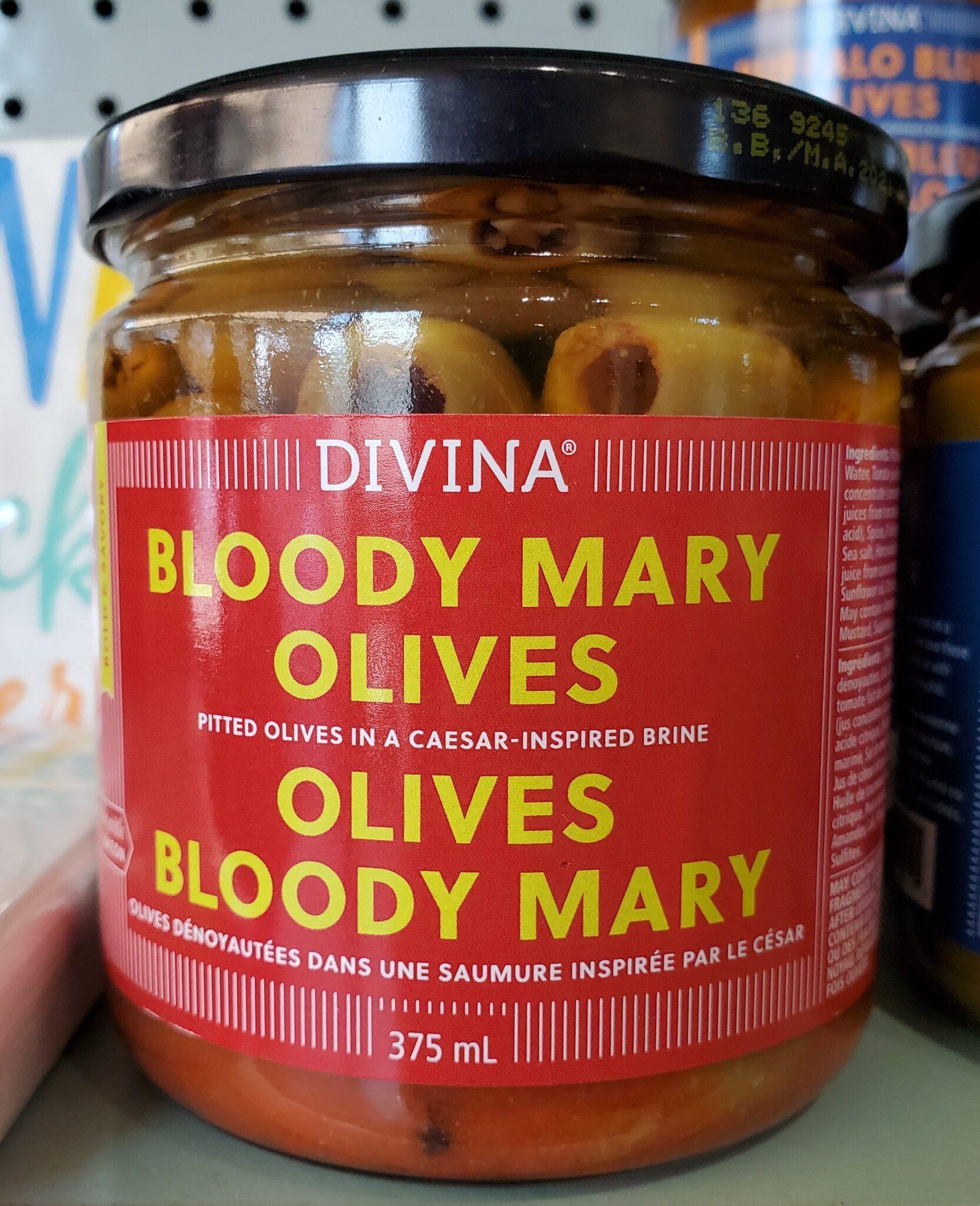 Bloody Mary Olives Divina McLeans Specialty Foods