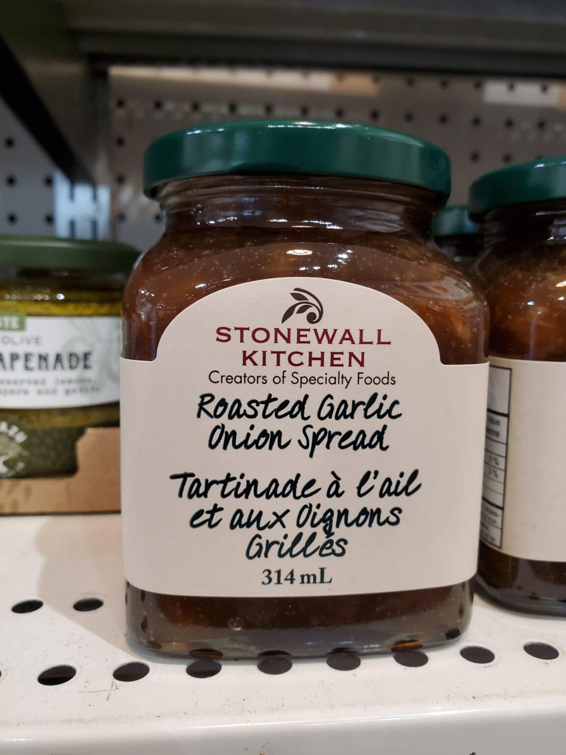 Roasted Garlic Onion Spread Stonewall Kitchen McLeans Specialty Foods